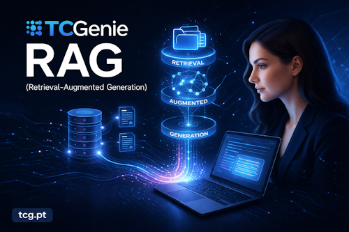Logótipo do Assistente Virtual TCGenie