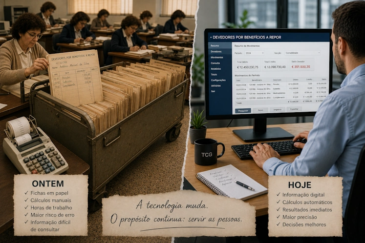 O computador estava errado. As funcionárias tinham razão