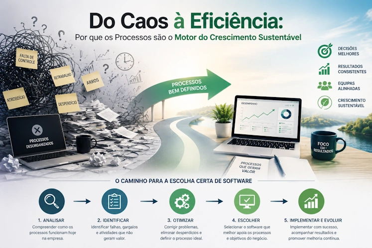Do Caos à Eficiência: Como os Processos Impulsionam o Crescimento Sustentável